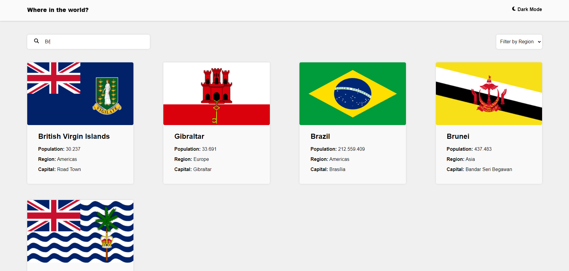 Countries App Image