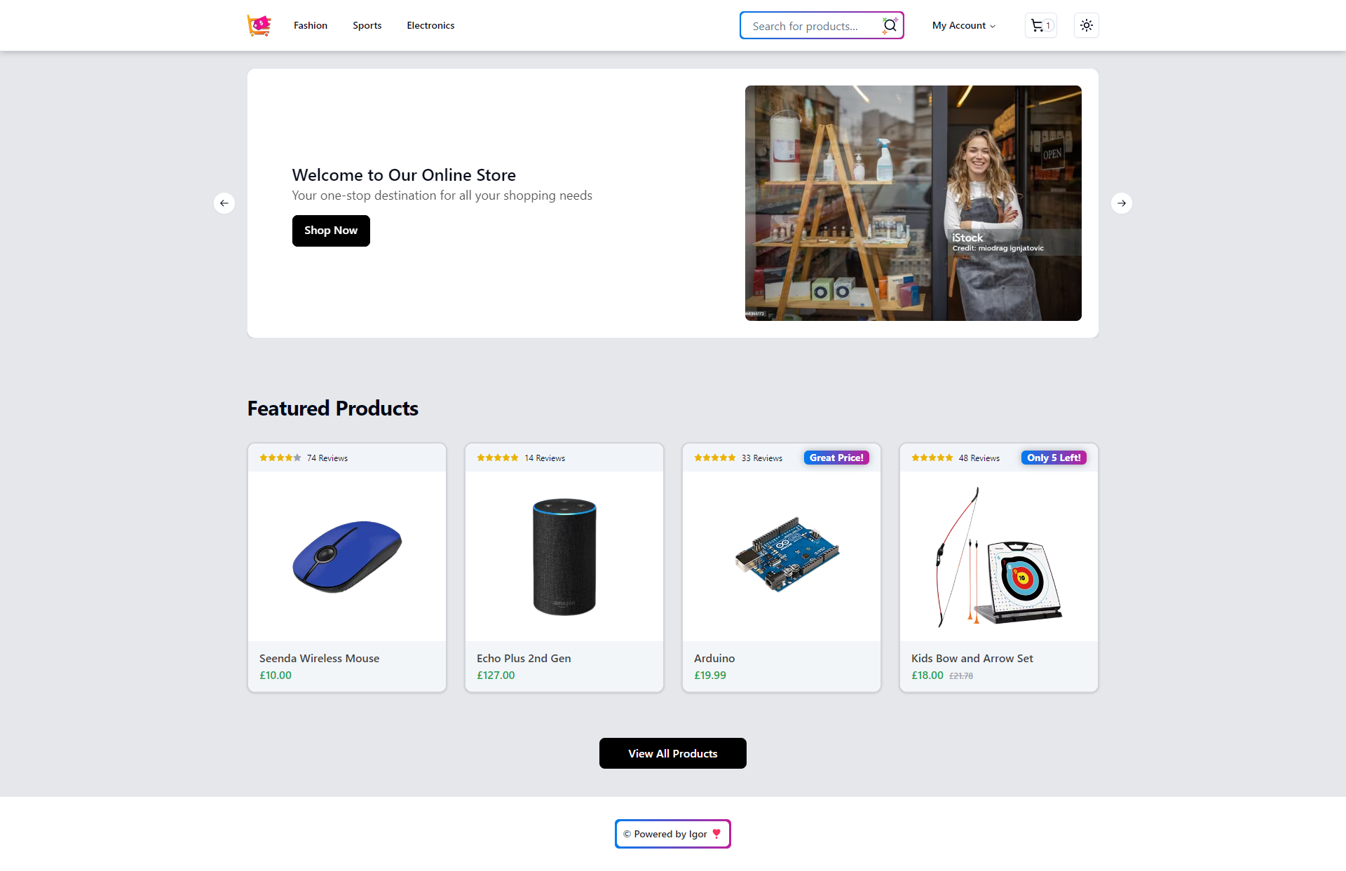 Online Shop App Image